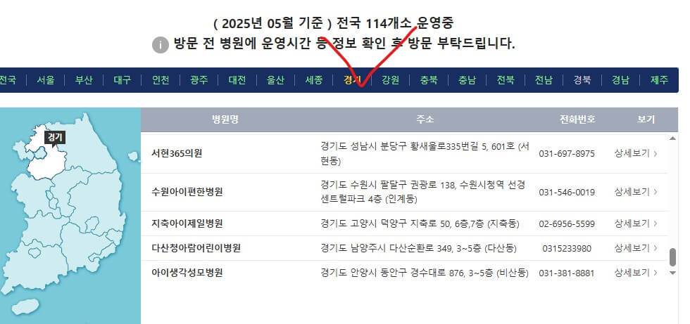 야간&middot;공휴일(주말) 진료 병원&amp;#44; 약국(수원 용인 화성)