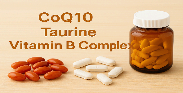 코엔자임 Q10(CoQ10), 타우린, 판토텐산(B5)