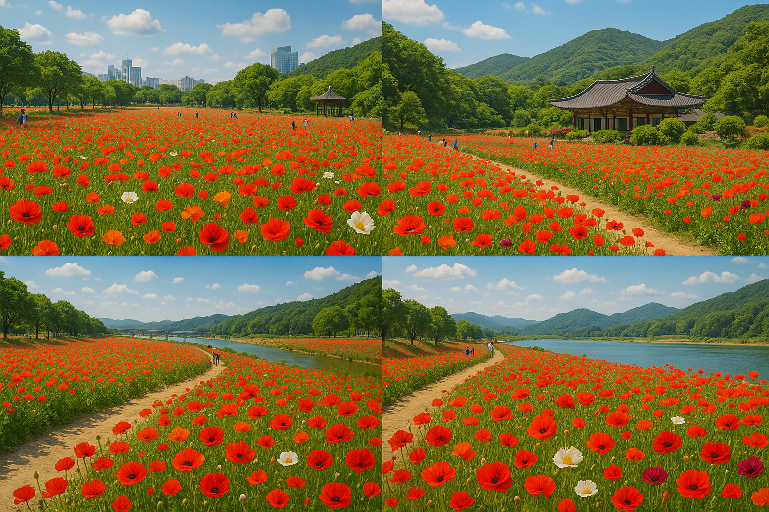 전국 양귀비 명소 추천