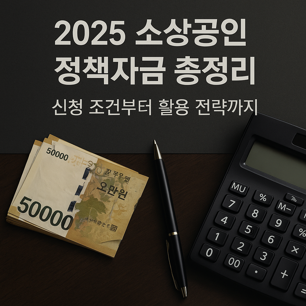 소상공인 정책자금 신청 조건 총정리