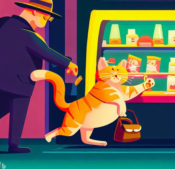 해고 당하는 고양이