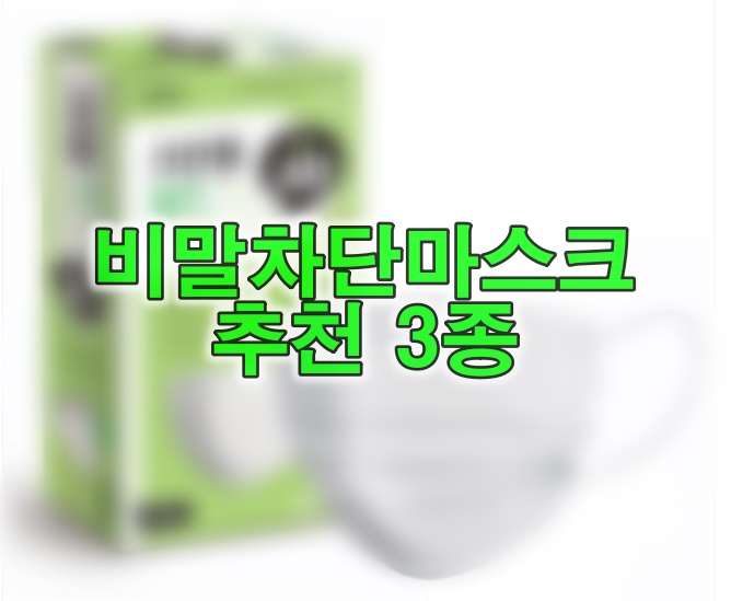 비말차단 마스크 추천