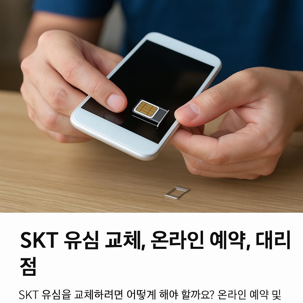 sk 유심 교체 온라인 예약