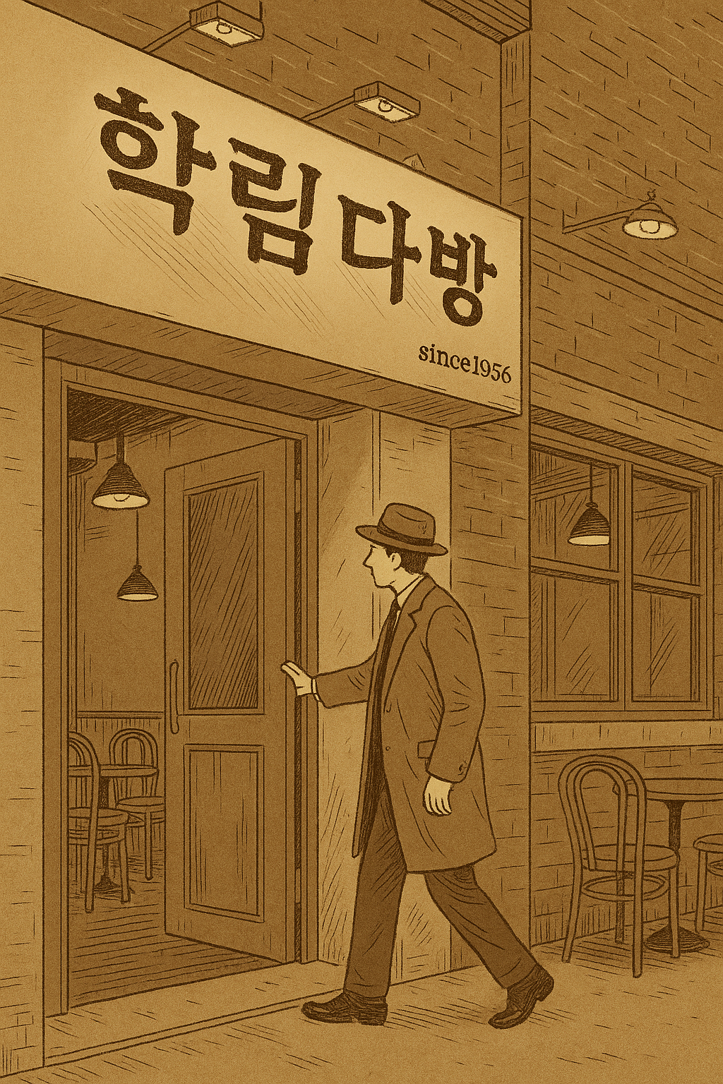 1956년 문을 연 학림다방