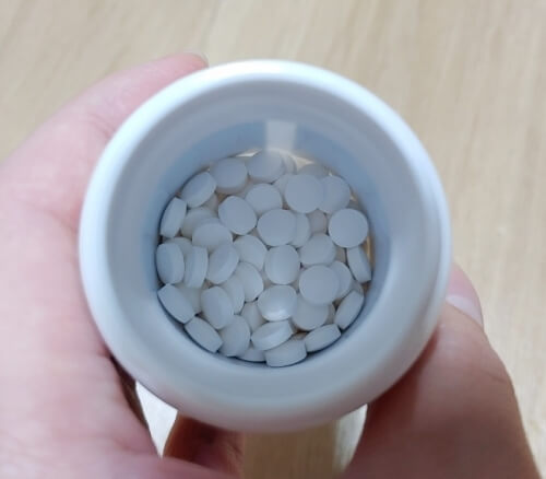 나트롤 정제 사진