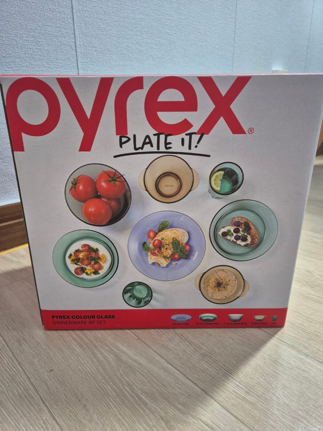 파이렉스 컬러글라스 그릇세트