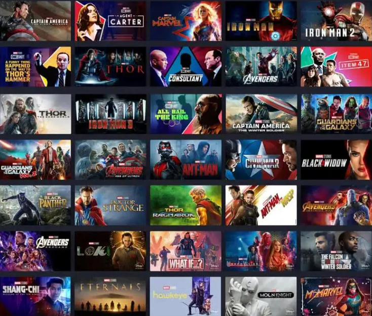 마블 영화, 드라마 포스터 사진