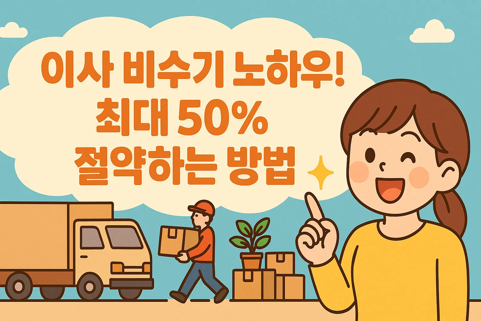 이사 비수기 노하우! 최대 50% 절약하는 방법