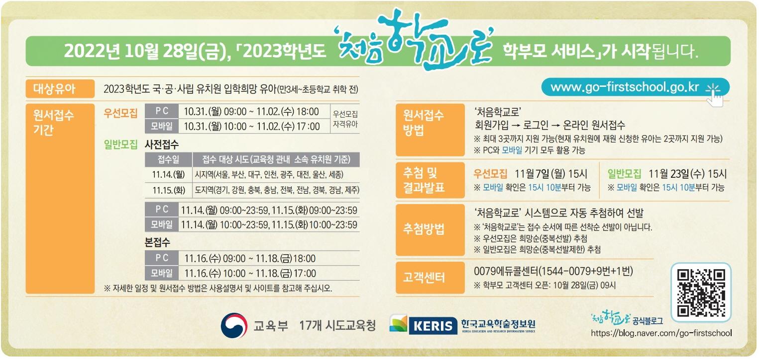 법정 저소득층의 유치원 입학 우선순위