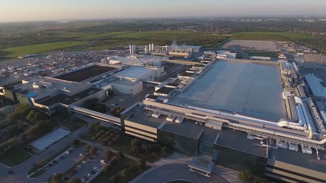 삼성전자가 미국에서 가동 중인 텍사스 오스틴 공장 전경