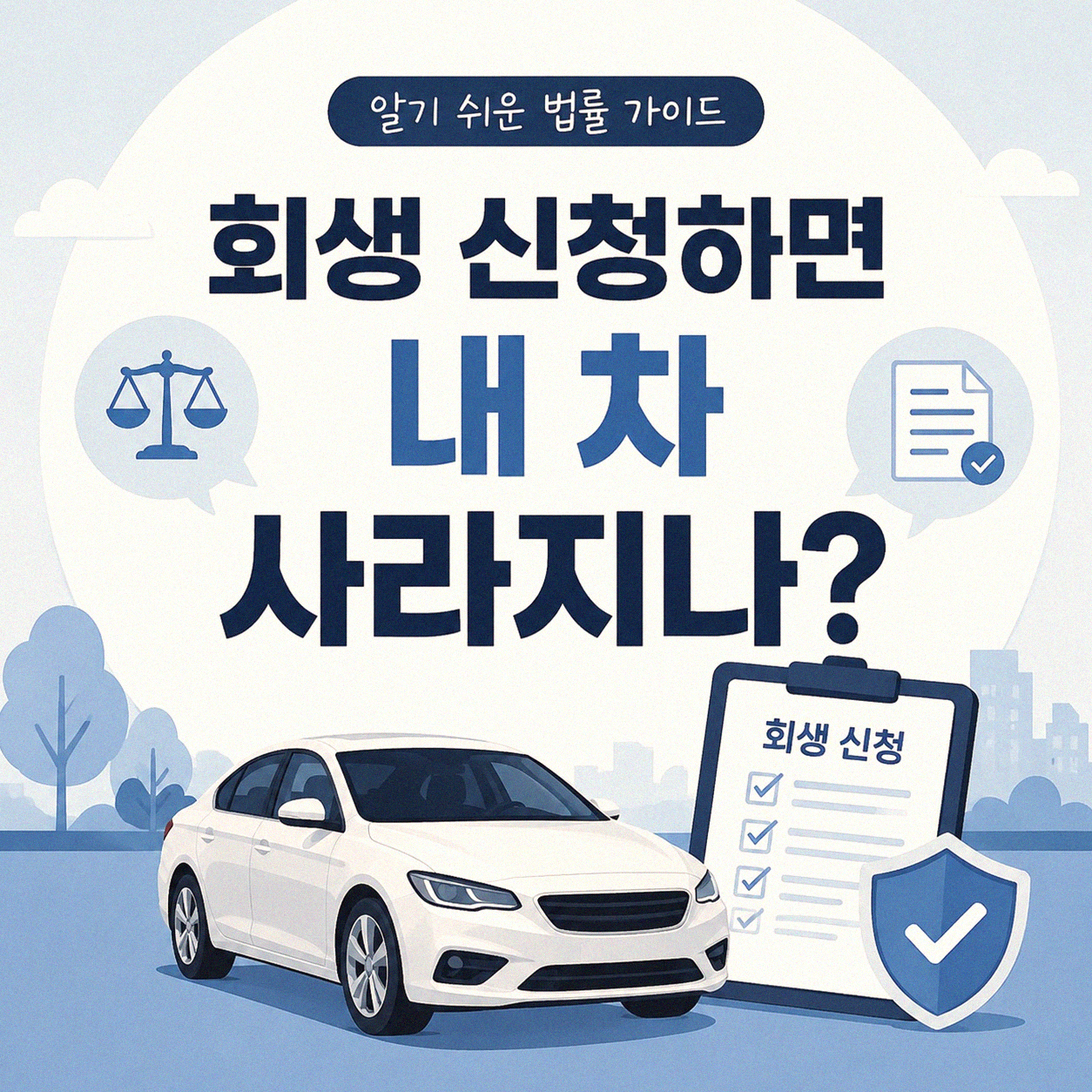 회생 신청하면 내 차는 어떻게 되나요
