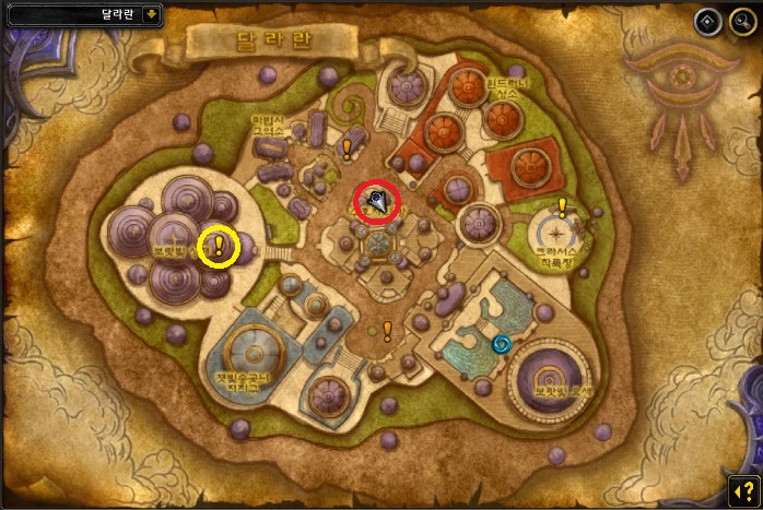 달라란-지도