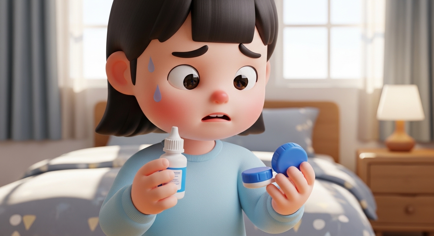 눈시림, 렌즈관리