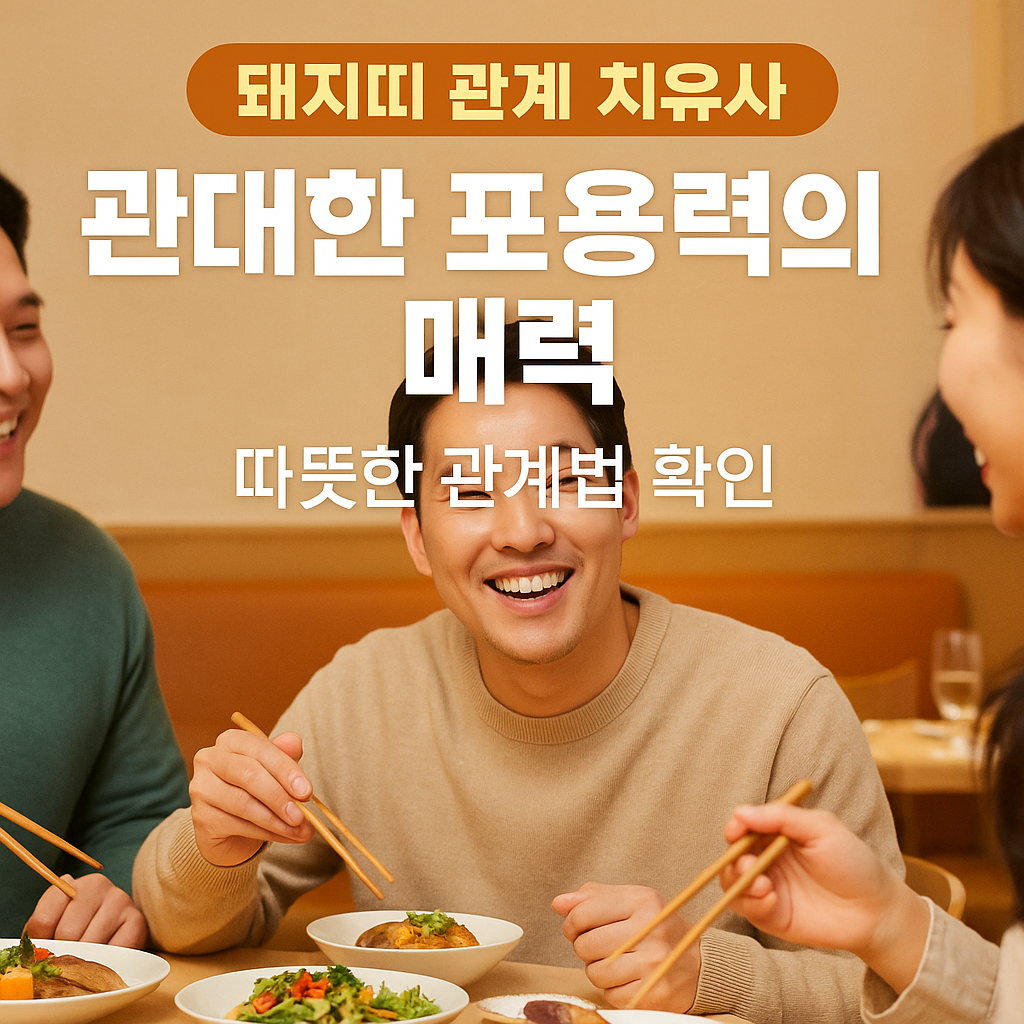 돼지띠의 인간관계 완전분석 - 관대하고 포용력 있는 관계 치유사