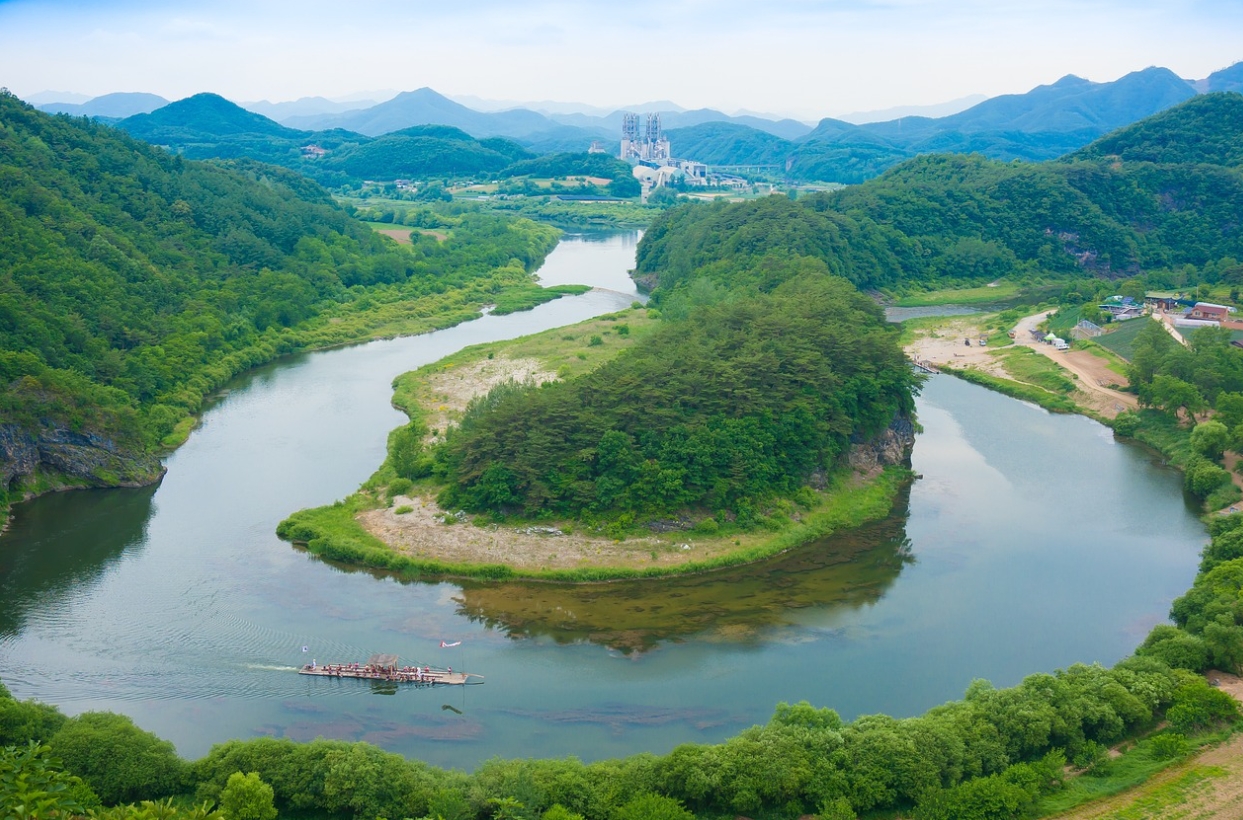 한반도의 모습과 지도