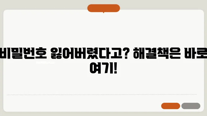 아이폰 비밀번호 분실