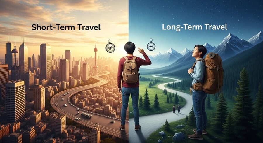 장기 여행 vs 단기 여행, 나에게 맞는 여행 스타일 찾기 &minus; 진짜 나를 알아가는 여정