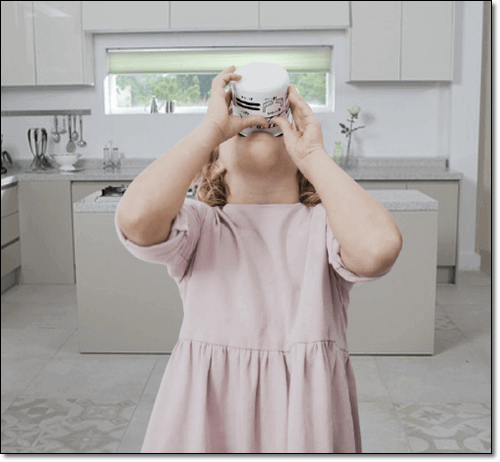 두유 먹는 아이