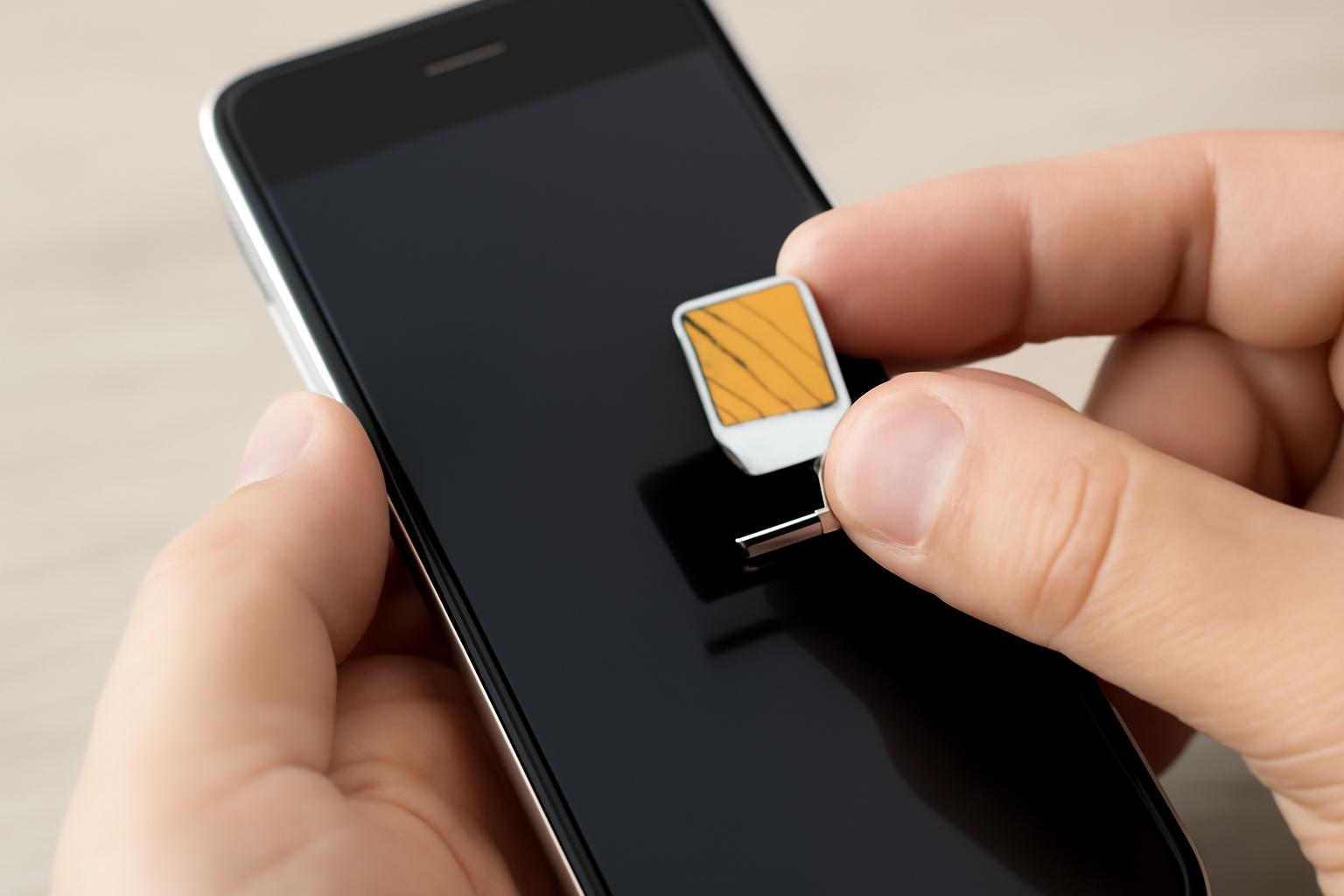 유심칩 인식불량