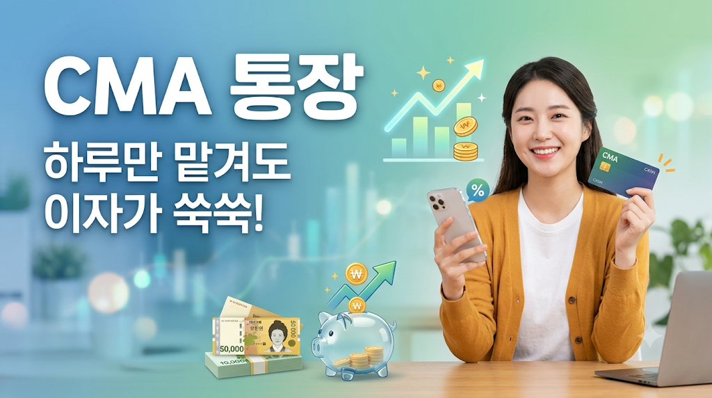 CMA통장 (CMA종류, 파킹통장, 이자율, 활용법)