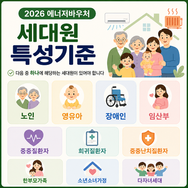 세대원 특성기준