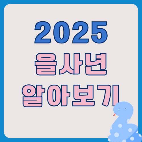 을사년 뜻 알아보기 썸네일