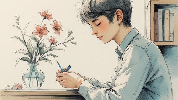 ISFJ는 언제나 주변을 먼저 챙깁니다. 작은 변화도 놓치지 않고, 다른 이의 감정을 살피며 자신보다 타인을 우선합니다에 과나한 그림