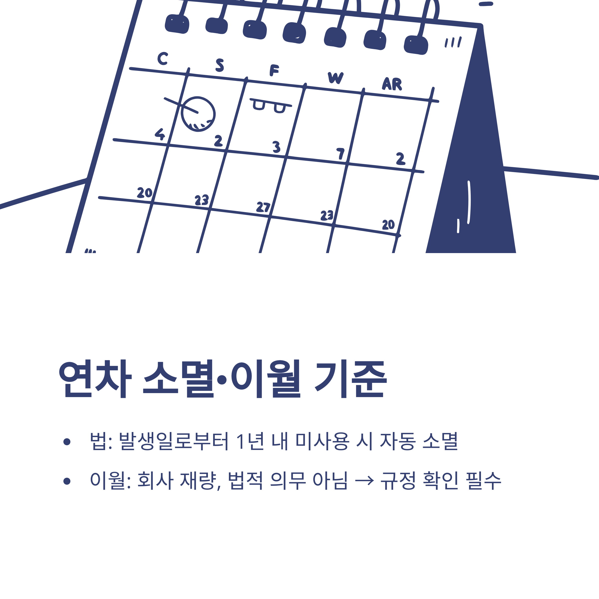 근로기준법 연차 발생기준 – 신입, 입사일, 1년미만, 근무시간까지 실무 완전 정리11