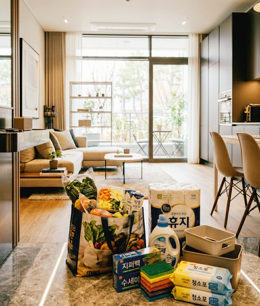 생활용품비 구매 패턴이 식비와 섞이는 장면