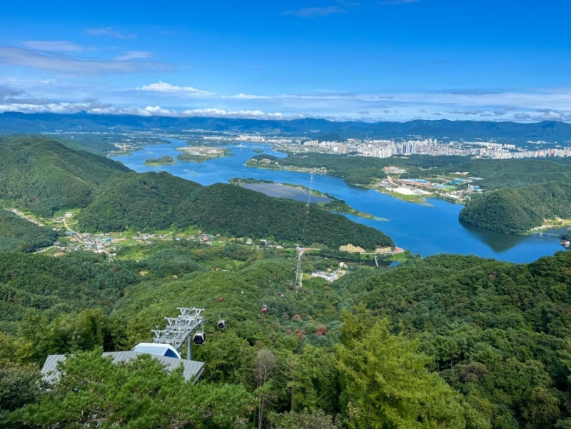 삼악산 등산코스 등산지도