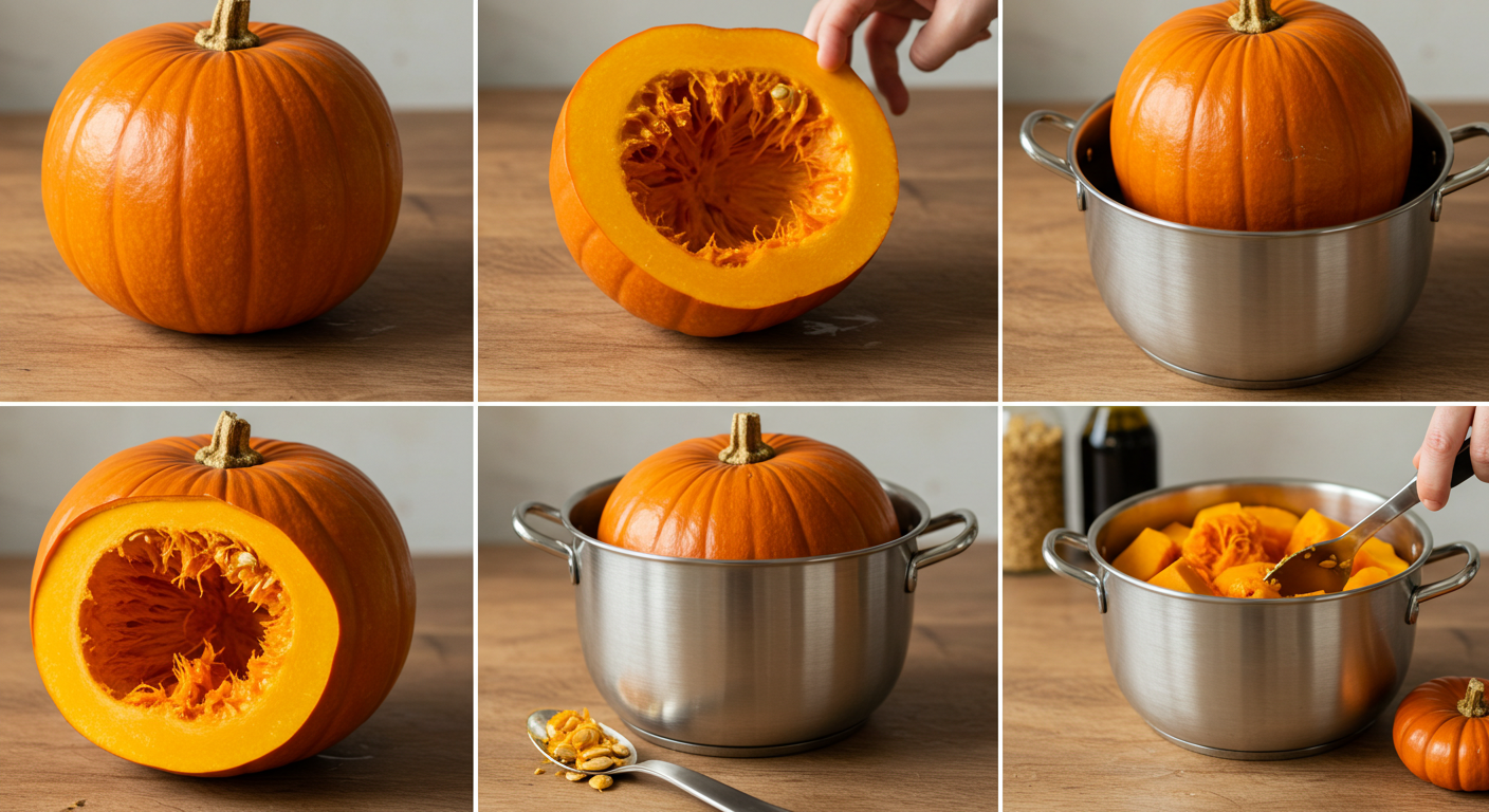 전자레인지로 단호박 찌는 초간단 팁