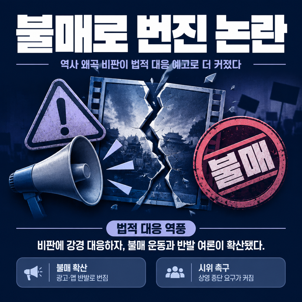 불매로 번진 논란