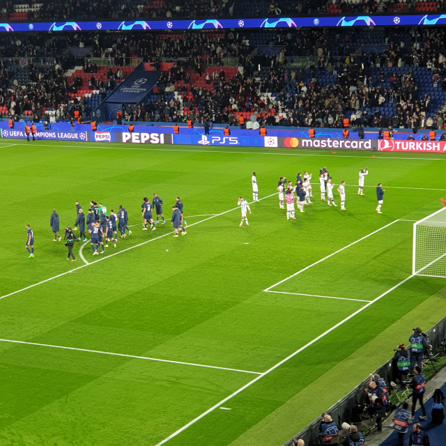 PSG VS 레알 소시에다드 경기 종료 후