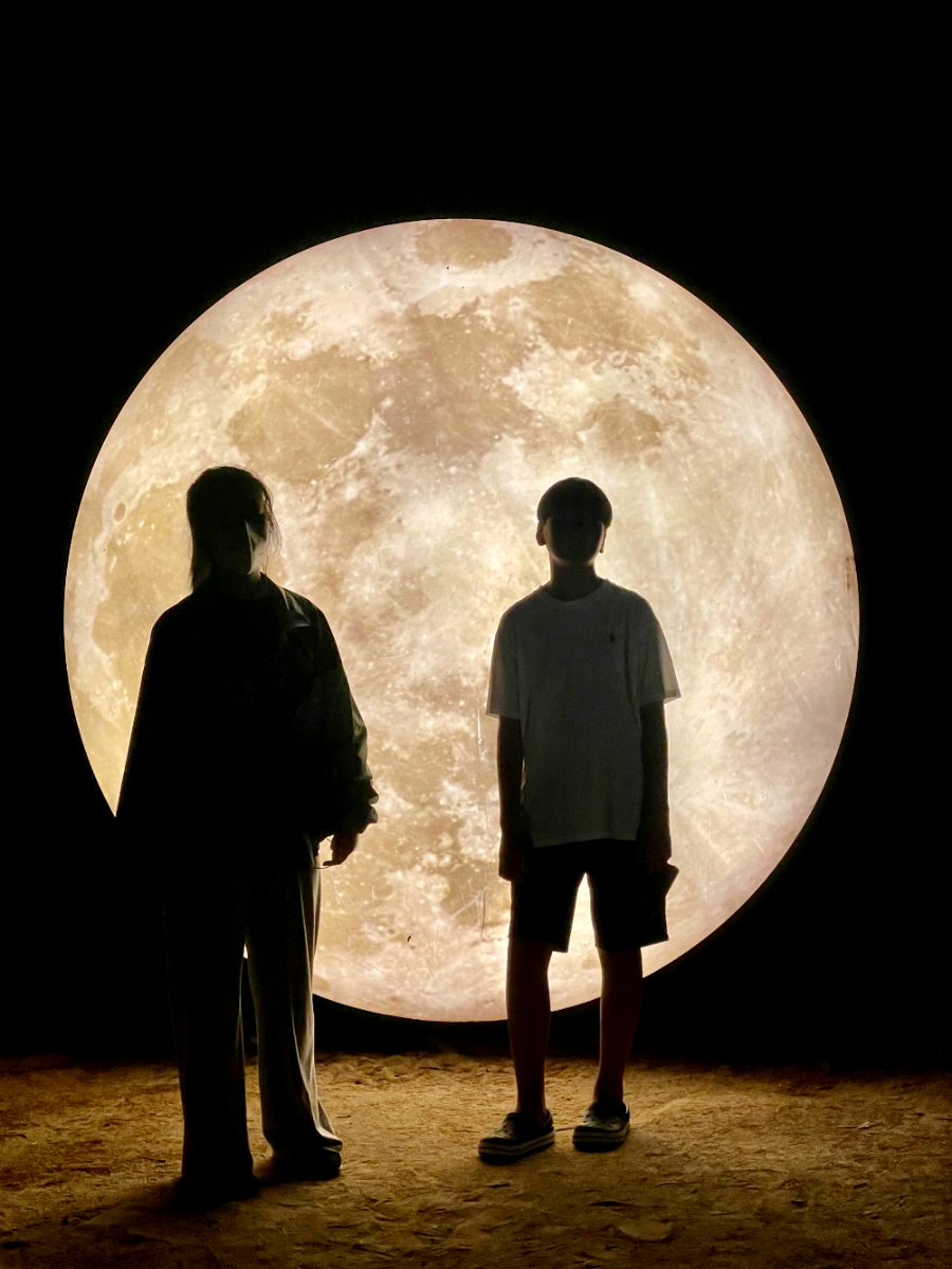 오크밸리 달빛 인증사진1