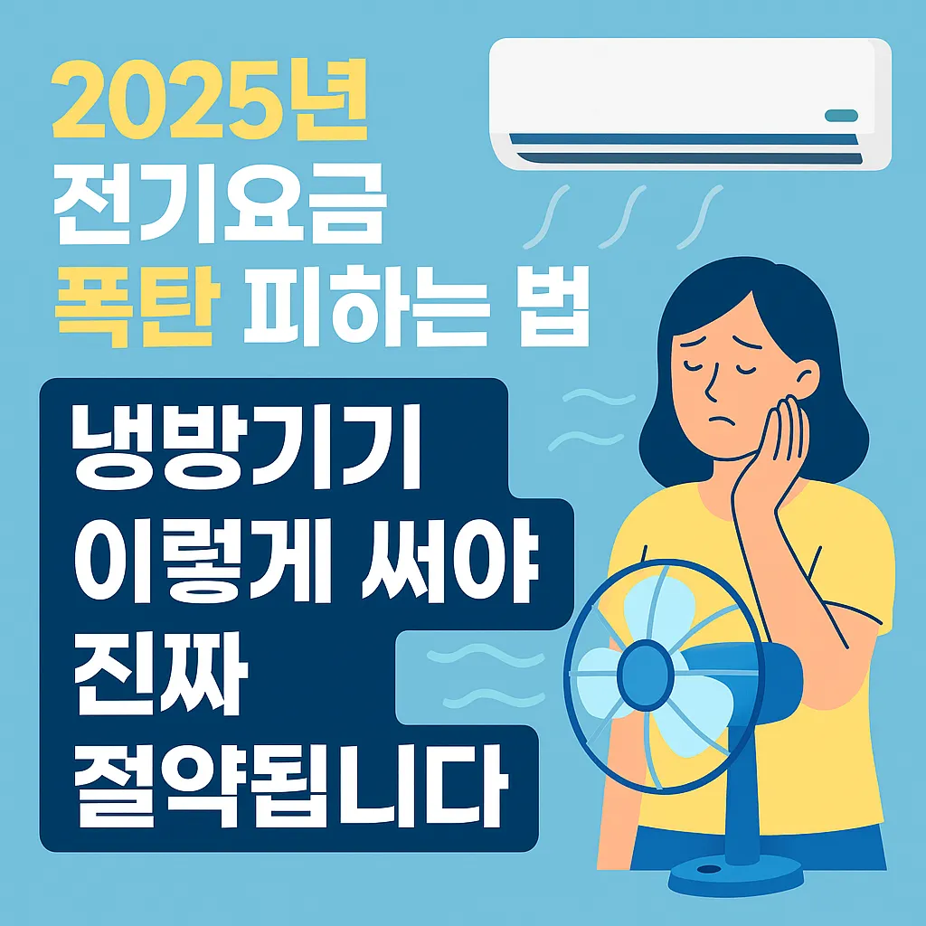 2025년_전기요금_폭탄_피하는 법!_냉방기기_이렇게_써야_진짜_절약됩니다