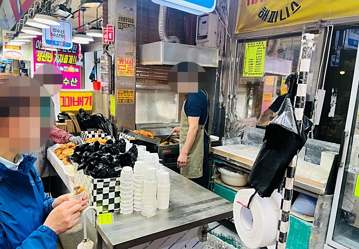 꽈배기 매대