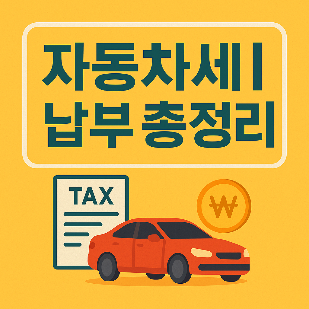 자동차세 납부 총정리