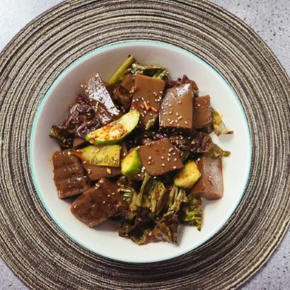 도토리묵무침 사진