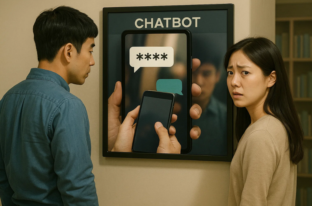 챗봇이 무섭게 욕을 하는 사진