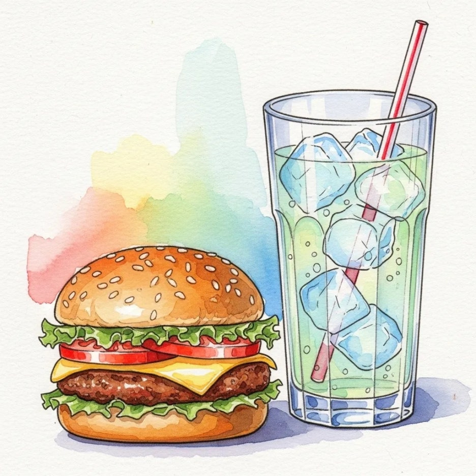 시원한 음료와 함께 즐기는 완벽한 조합