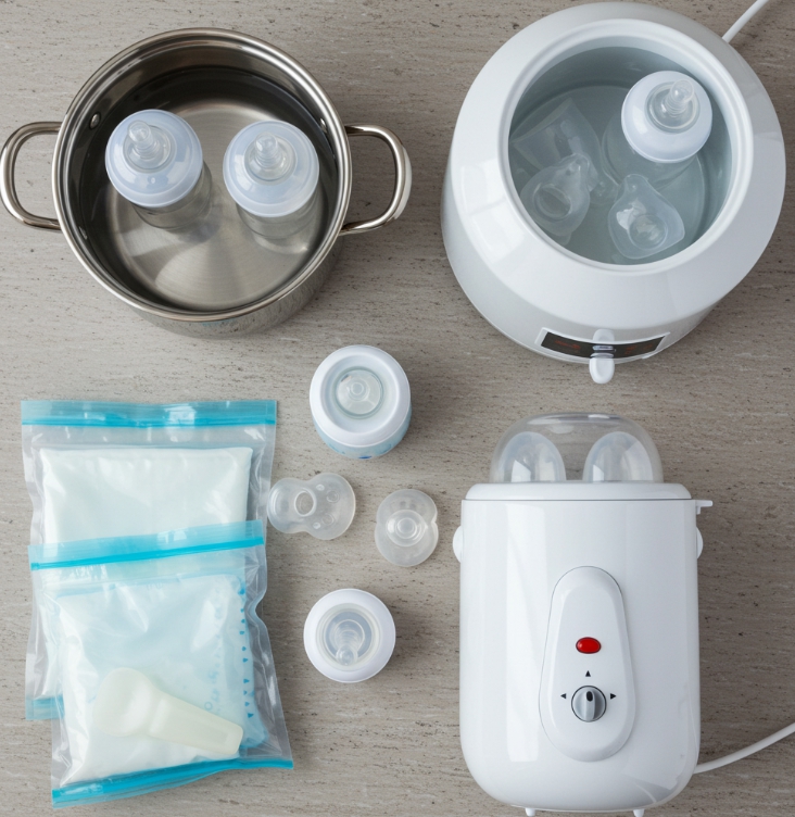 젖병 소독하는 다양한 방법들