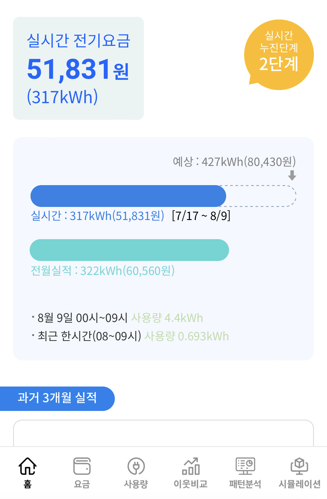 실시간 전기요금