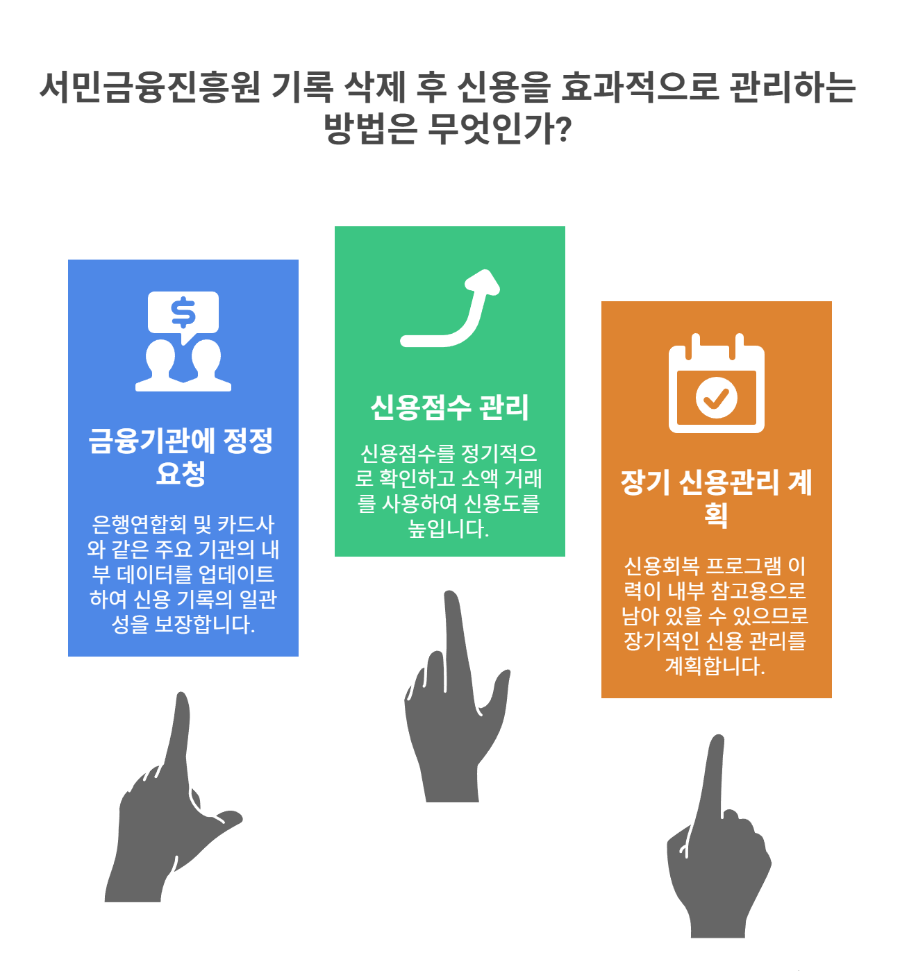 삭제 후 추가로 해야 할 조치