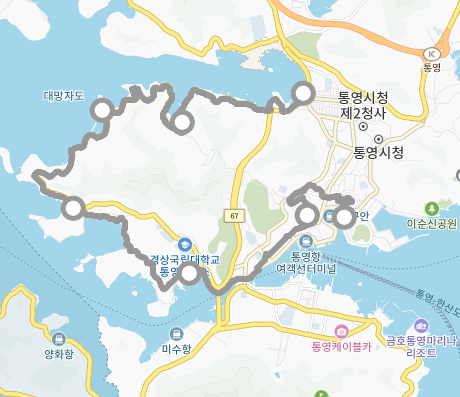 경남 통영 관광명소 가볼만한곳 둘레길 남파랑길 28, 29, 30코스