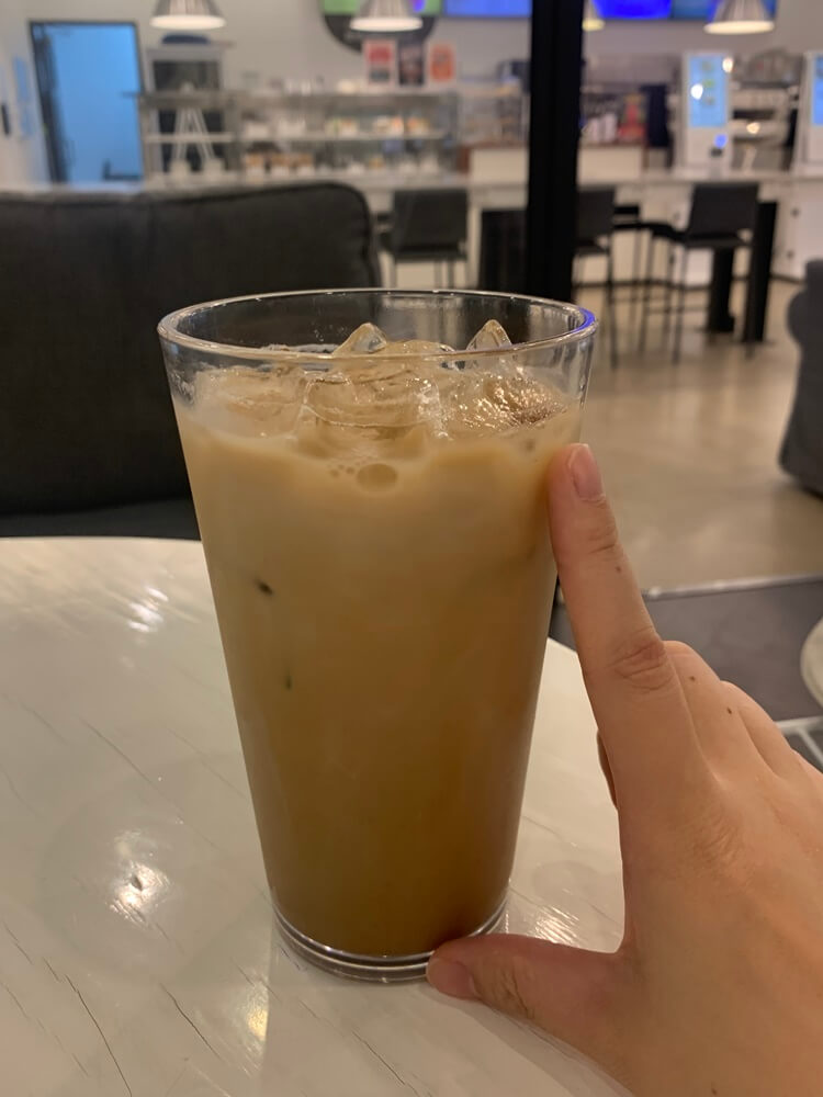 바닐라 라테 크기