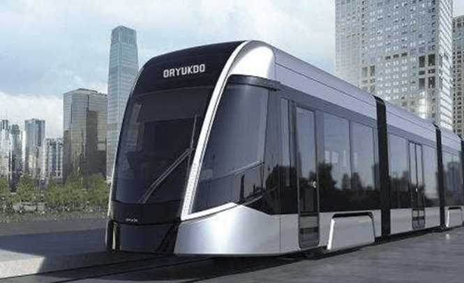 제주형 수소 트램 그래픽