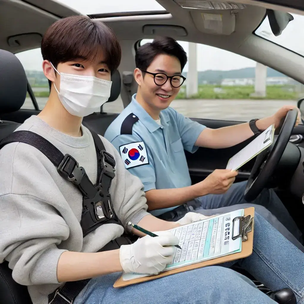 연습할 때 실제 시험처럼 차량 점검부터 시작