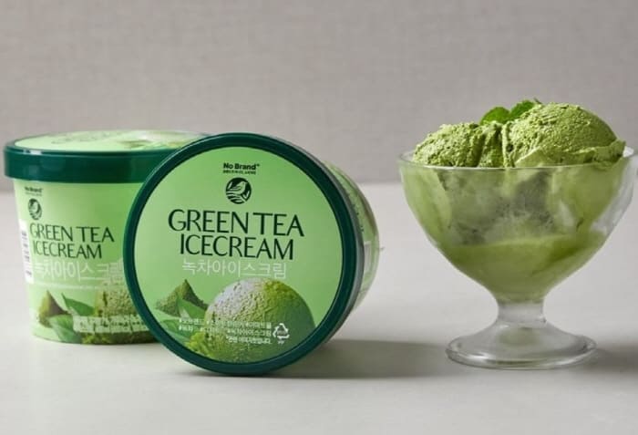 노브랜드녹차아이스크림