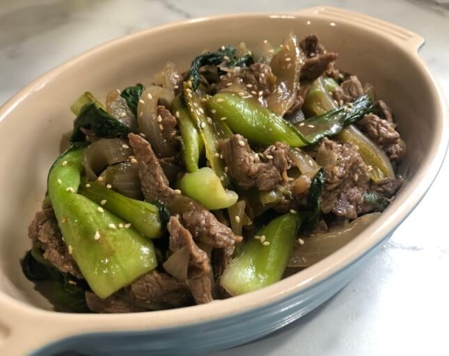 소고기 청경채 볶음