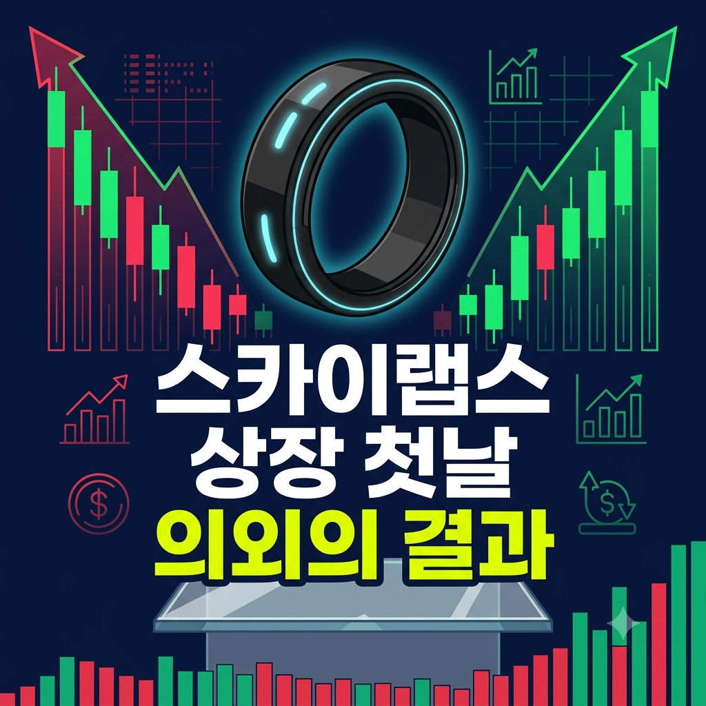 스카이랩스 상장 첫날 결과